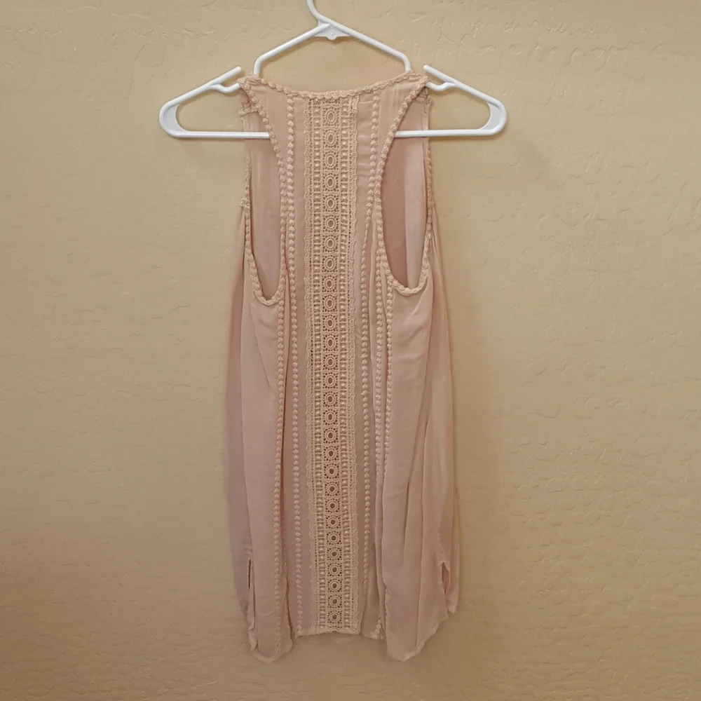 ZARA Woman Peach Tunic Dress Blouse - Picture 3 of 7